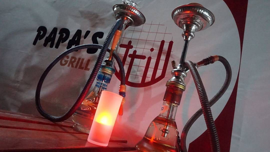 Shisha at Papa's Grill - Check DC Branding